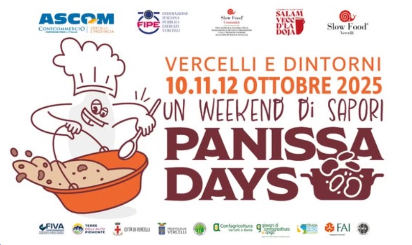 Panissa Days nel fine settimana con Ascom Vercelli