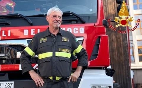 Primino Pareglio in pensione: il saluto dei Vigili del Fuoco