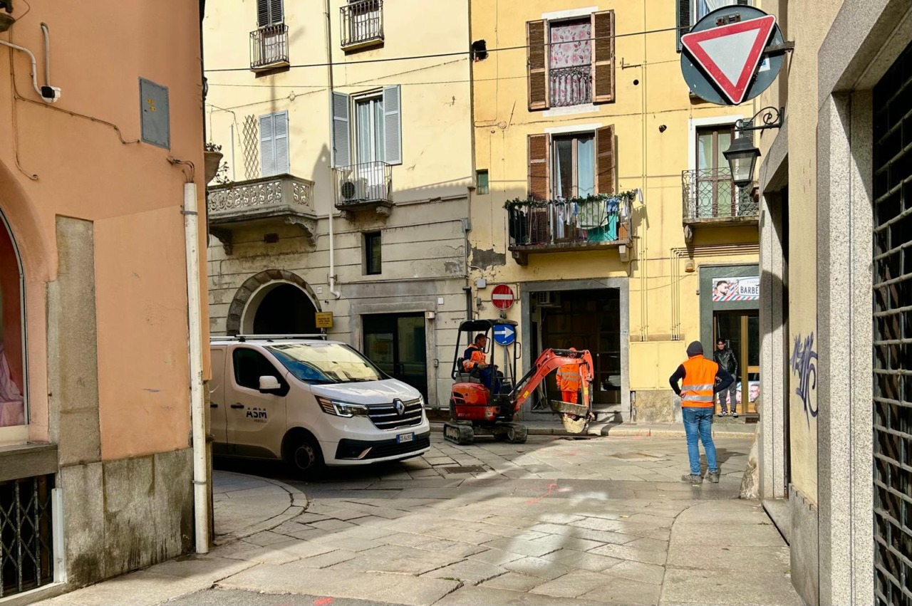 Fuga di gas in centro città