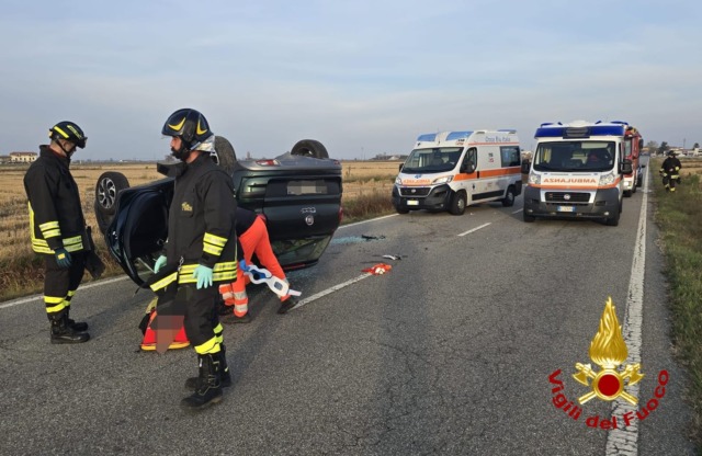 Incidente di San Germano: foto e report dei Vigili del Fuoco