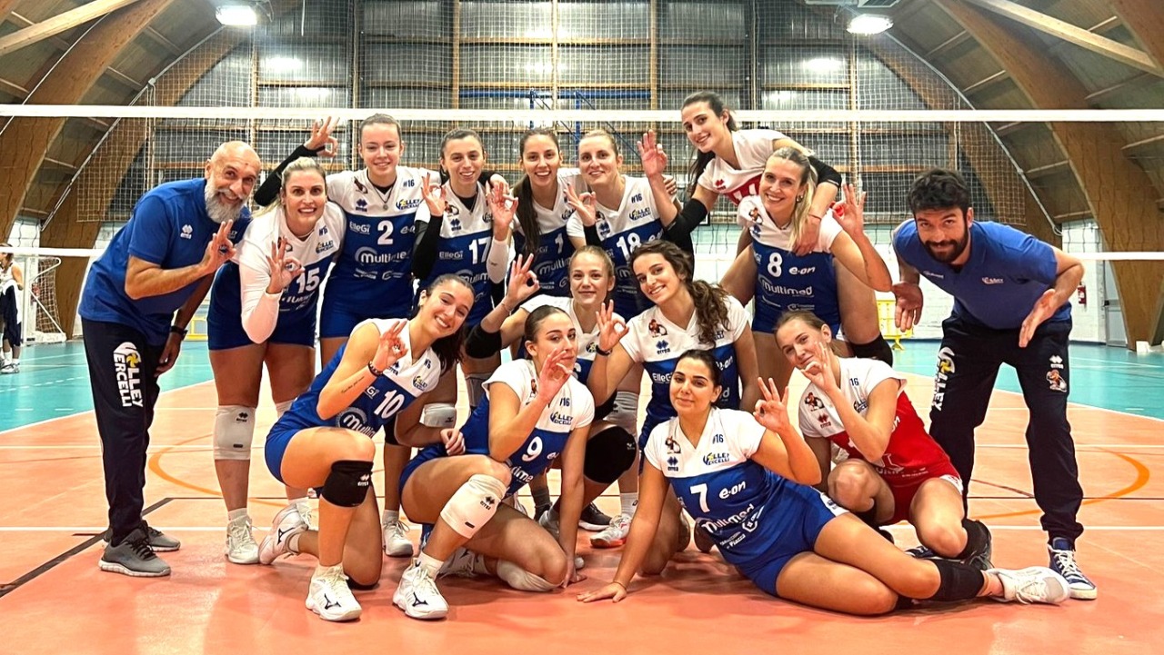 Volley femminile: primo hurrà della Multimed Vercelli. Continua la corsa inarrestabile di Cigliano