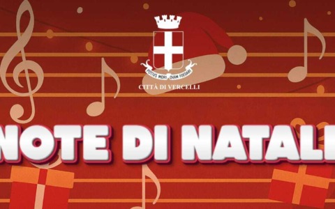 Note di Natale a Vercelli: filodiffusione musicale tra i negozi del centro e accensione dell’albero sabato 29 novembre