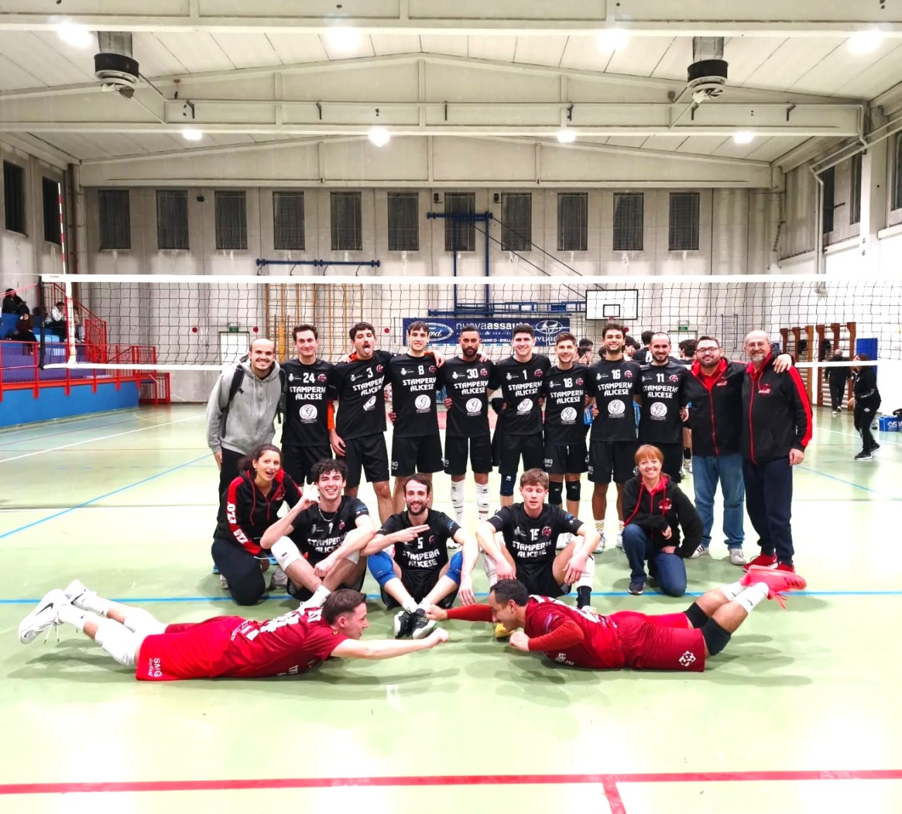 Stamperia Alicese Santhià dominante: prova di forza, in trasferta, contro Apphotel Biella