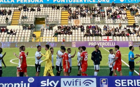 Coppola su rigore e doppia magia dei gemelli Sow: la Pro Vercelli stritola 3-1 la Triestina