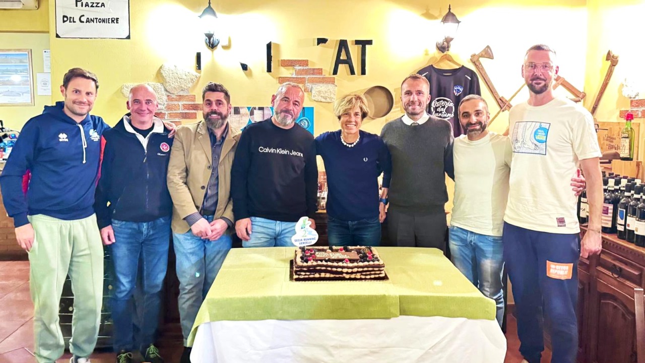 Festeggiati i 20 anni tondi tondi dell’Asd Sesia Running Vercelli