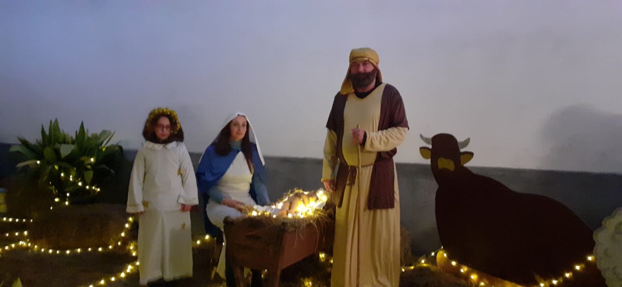 Presepe vivente a Rive nonostante il maltempo