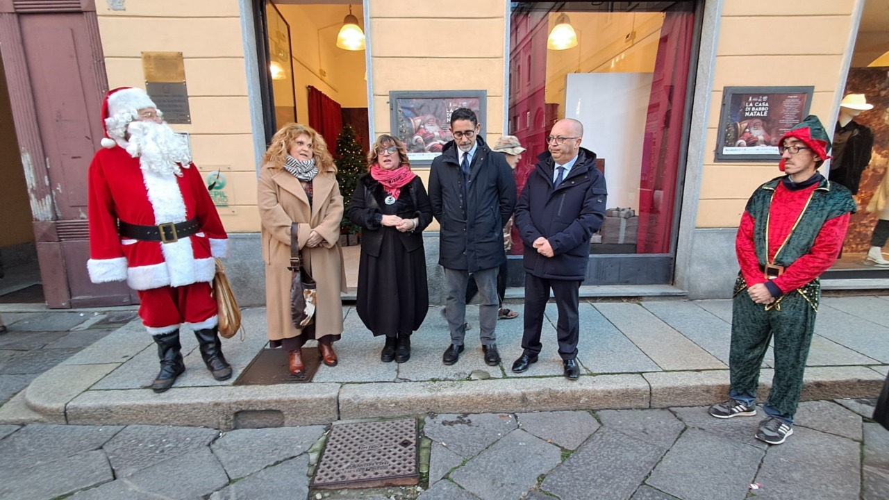 In centro a Vercelli la Casa di Babbo Natale e l’Officina delle Emozioni