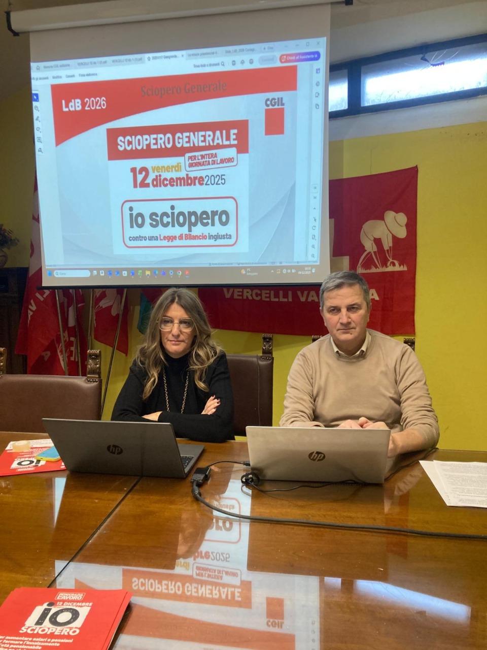 Sciopero generale: venerdì 12 dicembre corteo della Cgil a Vercelli