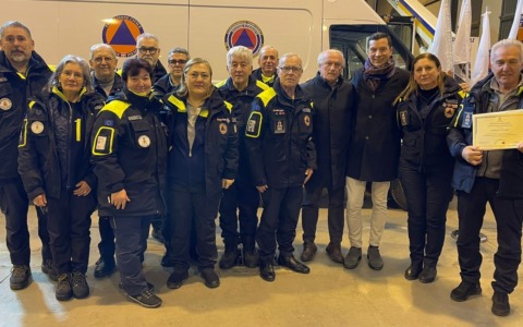 Consegna degli attestati per 200 volontari della Protezione Civile di Vercelli