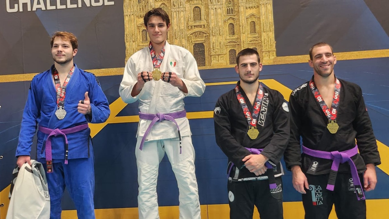 Jiujitsu: il vercellese Pietro Ferrero domina il Milano Challenge