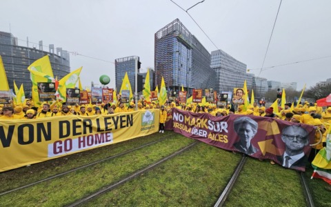Coldiretti Vercelli Biella in piazza a Strasburgo