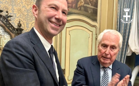 L’incontro tra la Giunta di Vercelli e il rettore del Politecnico di Torino Stefano Corgnati