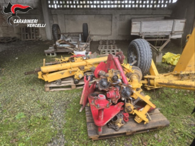 I carabinieri recuperano 100.000 euro di refurtiva agricola: un arresto