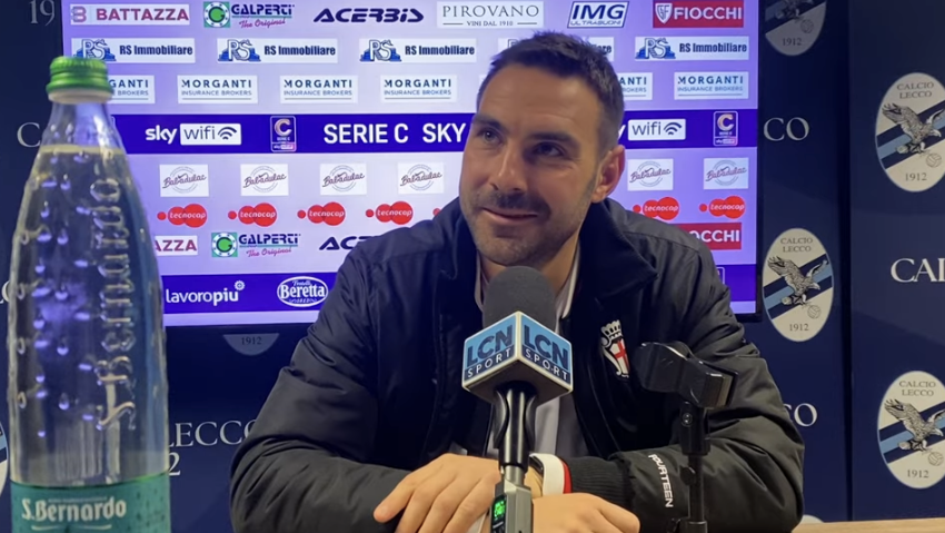 VIDEO – Lecco-Pro Vercelli 0-2, Comi: “Impedire ai tifosi di andare allo stadio è sempre una sconfitta”