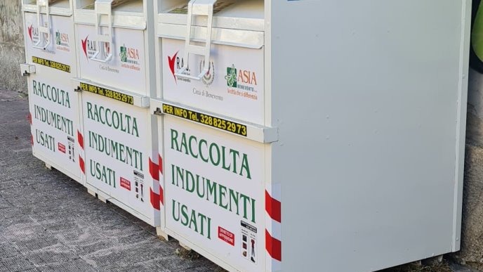 A Santhià verranno posizionati nuovi contenitori per il servizio di raccolta degli indumenti usati