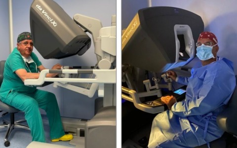 Il robot chirurgico Da Vinci ha operato 64 volte in 4 mesi