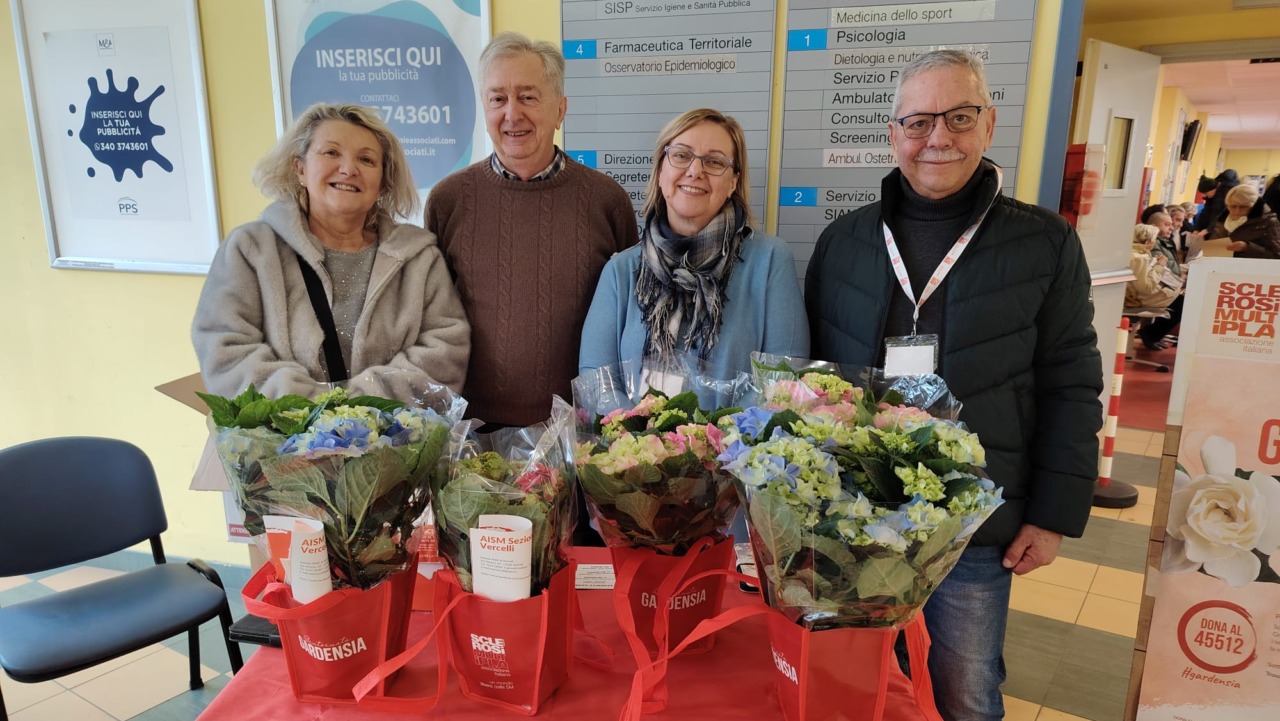 Aism Vercelli: i ringraziamenti al territorio per la grande risposta di solidarietà con le Gardensie benefiche