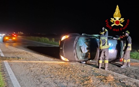 Incidente a Lignana una donna in ospedale