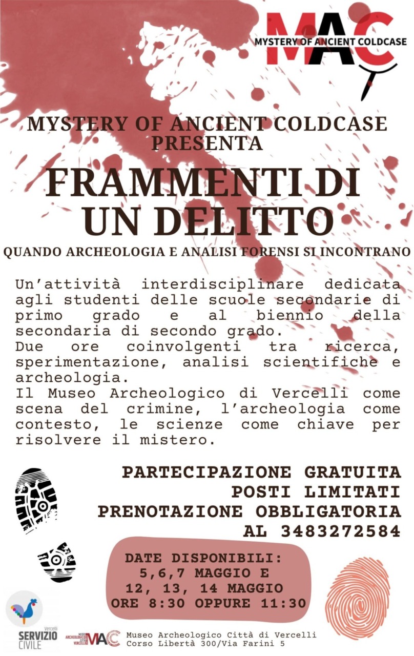 Frammenti di un delitto: curiosa attività didattica al Mac