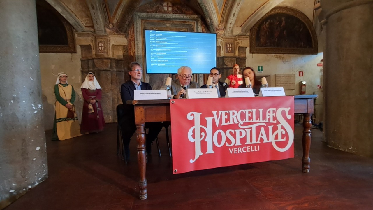 Presentata al Salone Dugentesco la terza edizione di Vercellae Hospitales