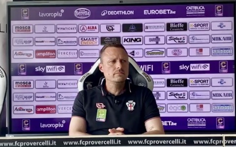 Pro Vercelli, Santoni insiste: “Bene tutti i nostri giovani di proprietà, basi solide per l’anno che verrà”