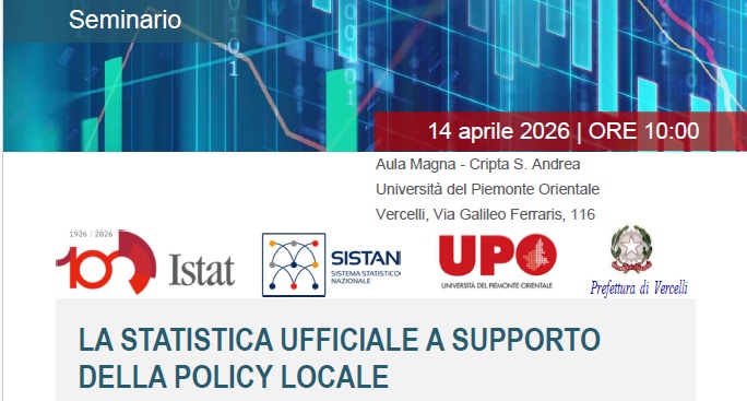 La Statistica che aiuta ad amministrare: un convegno Prefettura, Istat e Upo