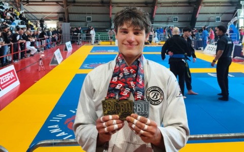 Pro Vercelli BJJ, Ferrero straripante alla Mediterraneo Cup: due ori e un argento a Potenza