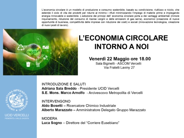 Ucid economia circolare
