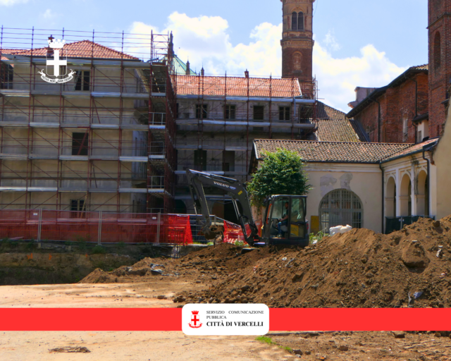 Nuova Biblioteca Civica di Vercelli, lavori in corso: conclusione prevista a maggio 2027