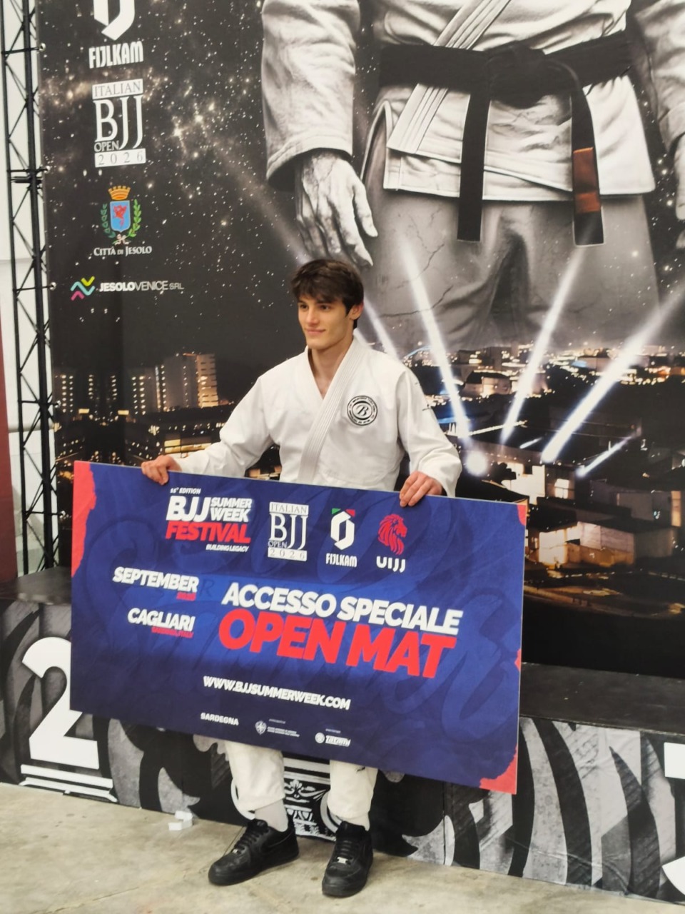Jiu Jitsu, fantastico Pietro Ferrero: oro e argento ai Nazionali di Jesolo