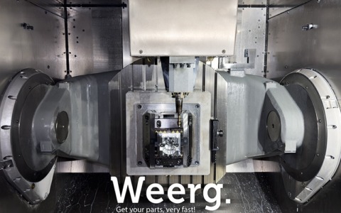 Fresatura CNC e manifattura connessa: Weerg punta su velocità e precisione