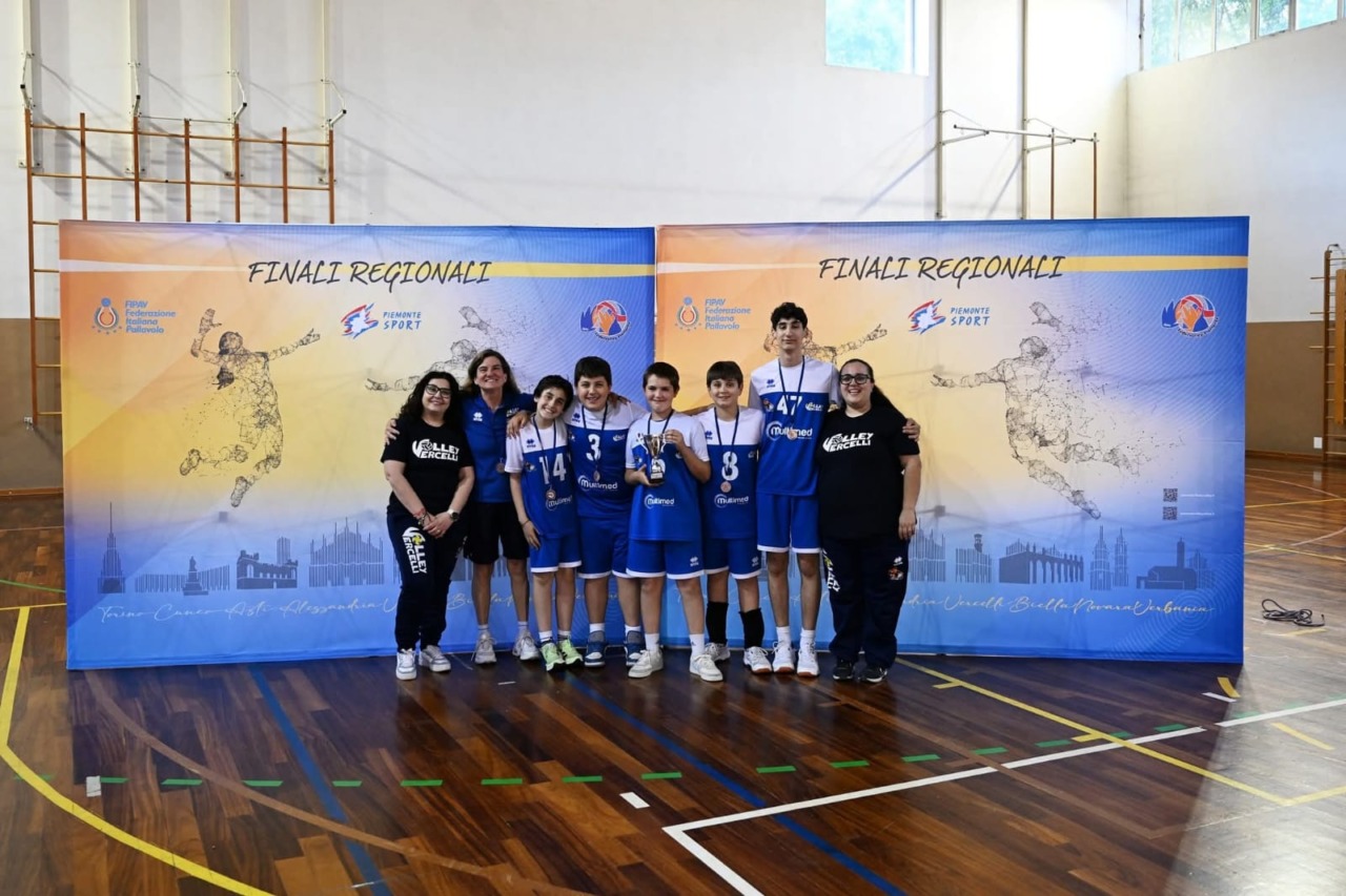 Volley Vercelli (settore giovanile): i “Gürilli” alla prima finale regionale da protagonisti