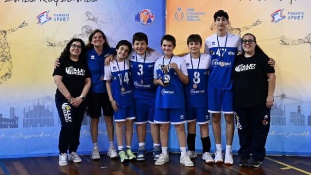 Volley Vercelli (settore giovanile): i “Gürilli” alla prima finale regionale da protagonisti