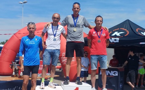 Maurizio Salerno conferma la sua forma super: bronzo di categoria alla 5 km di Spinetta Marengo