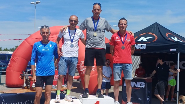 Maurizio Salerno conferma la sua forma super: bronzo di categoria alla 5 km di Spinetta Marengo