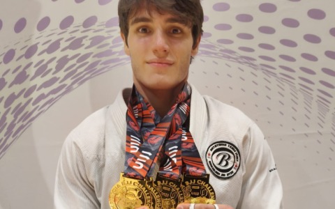 Pietro Ferrero della Pro Vercelli BJJ domina al Pistoia Challenge