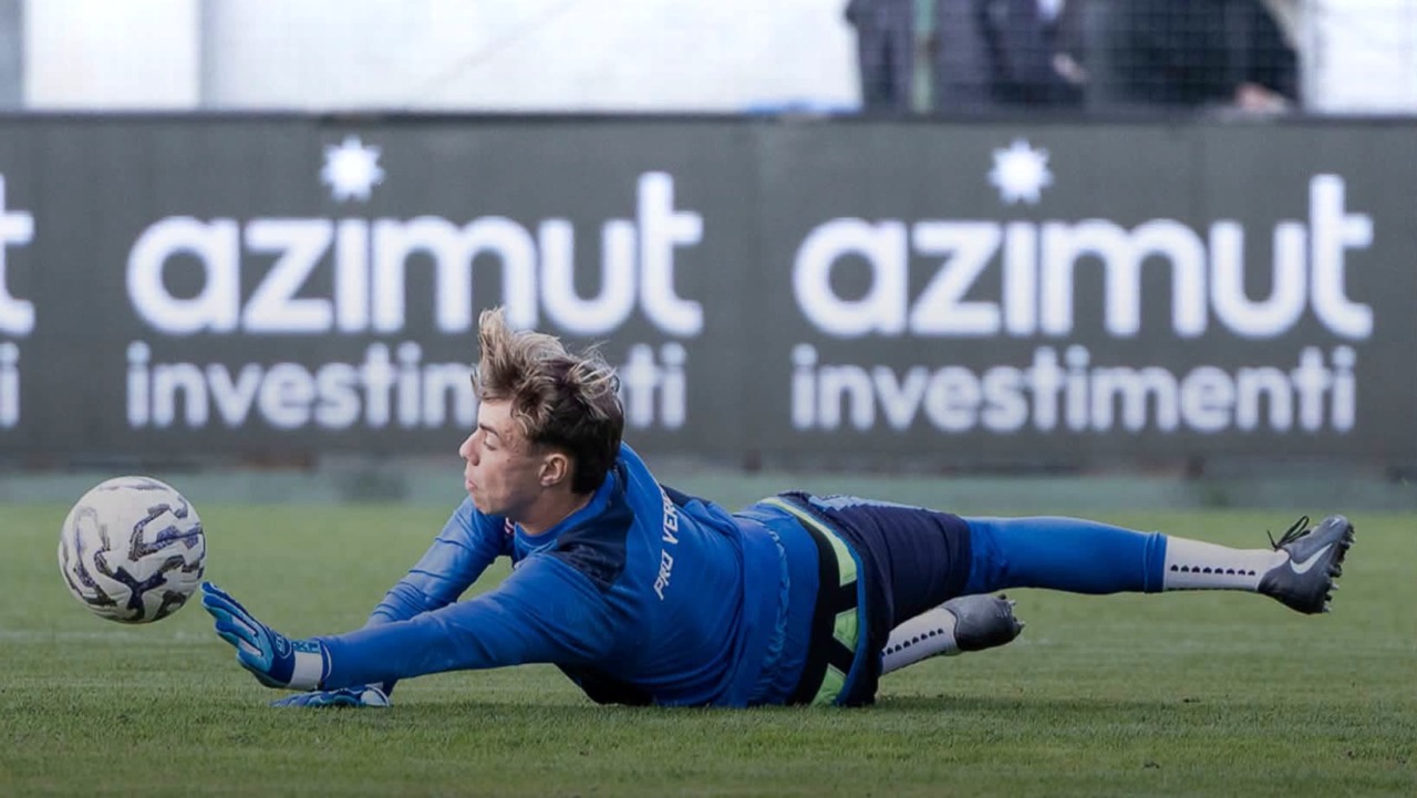 Pro Vercelli, ufficiale: il giovane portiere Davide Rosin ceduto in Serie D