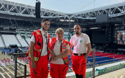Concerti Allianz Stadium: Anpas Piemonte assiste 300mila spettatori