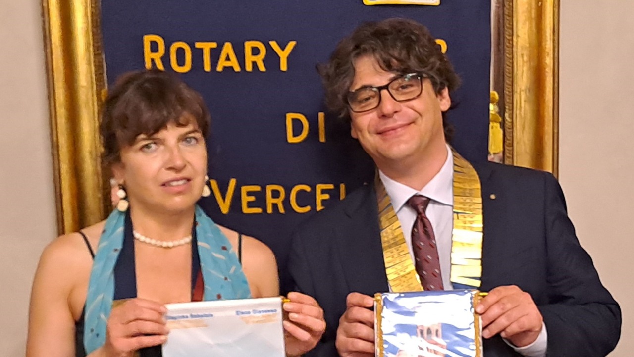 Il nuovo Governatore del Rotary Distretto 2031 Elena Gianasso ospite a Vercelli
