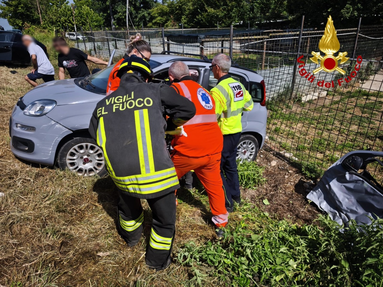 Incidente tra Borgo Vercelli e Villata: due anziani ricoverati in codice rosso e giallo