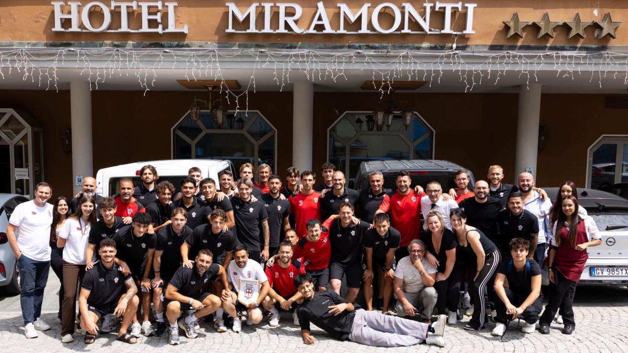 Pro Vercelli, terminato il ritiro estivo in Valle d’Aosta: la ripresa degli allenamenti sarà al Piola
