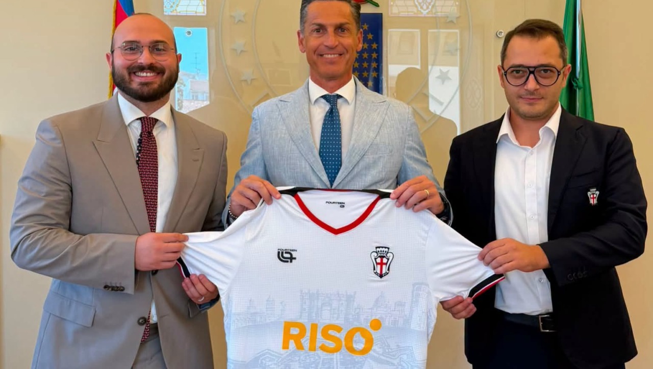Risò come sponsor della Pro Vercelli nelle prime giornate di campionato