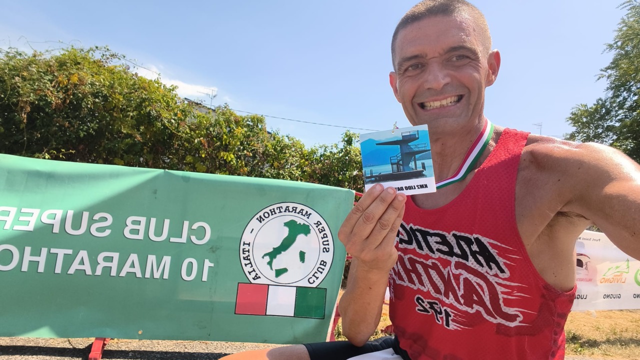 Angelo Cappuccio non si ferma: 3 maratone in 3 giorni sul Lago d’Orta