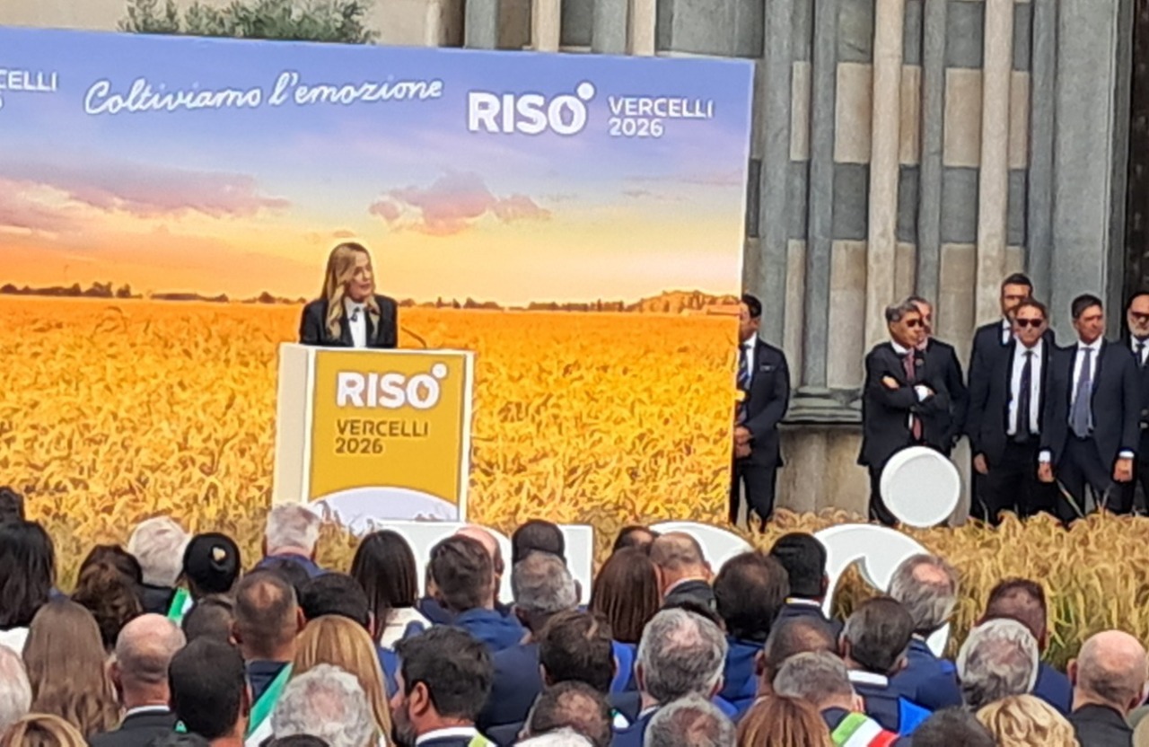 Risò 2026 al via! Le immagini degli interventi di Lollobrigida, Scheda, Gilardino, Cirio e Meloni. Osservato un minuto di silenzio per Emma Bonino