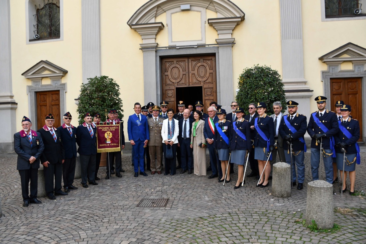 La Polizia di Vercelli ha celebrato il patrono San Michele Arcangelo