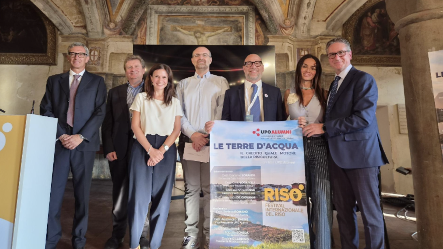 UPO Alumni: grande successo per il talk a Risò “Le terre d’acqua, il credito quale motore della risicoltura”