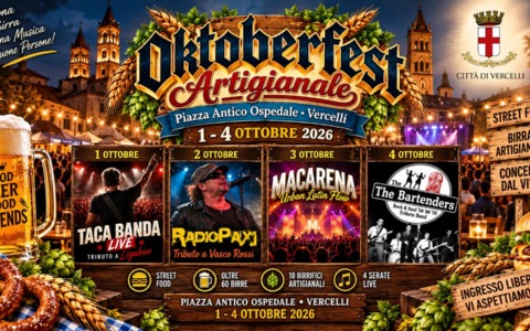 Quattro giorni di Oktoberfest a Vercelli