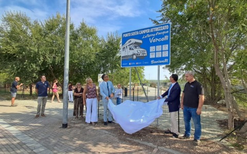 Inaugurata l’Area Camper provinciale alla Rantiva