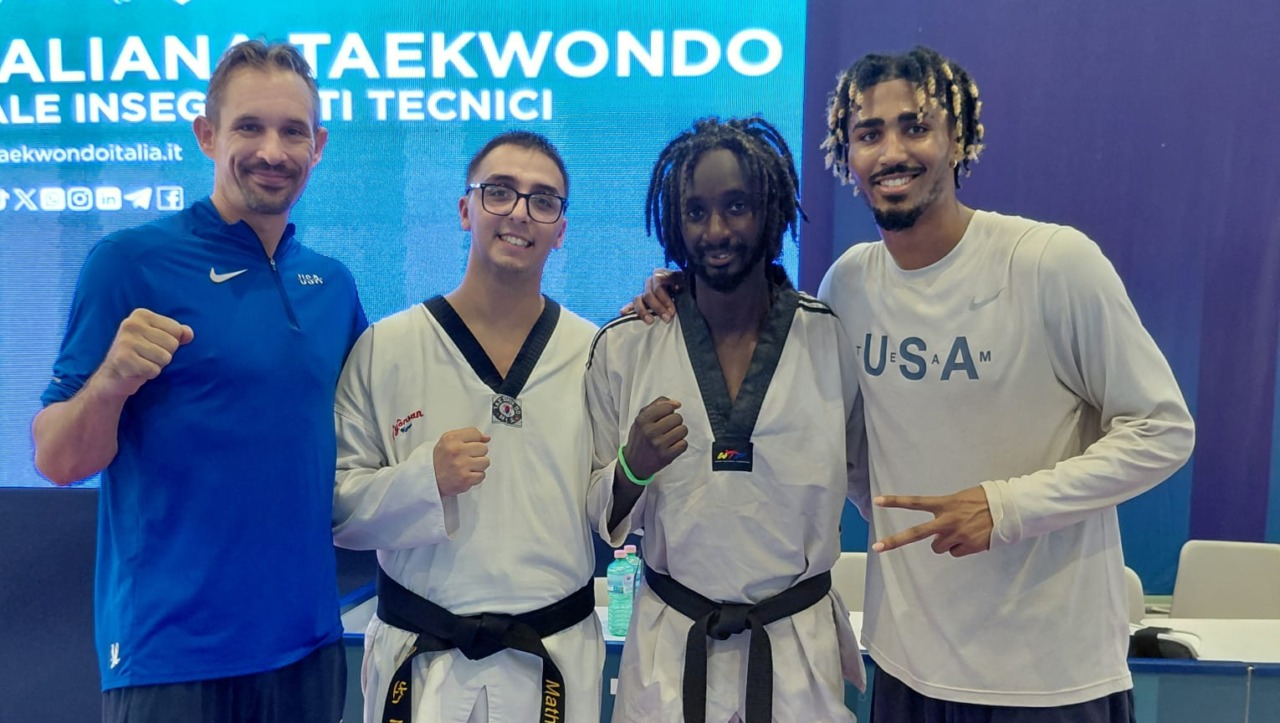 Pro Vercelli Taekwondo Evolution: Fotia e Sarr promossi a pieni voti al corso di aspiranti allenatori a Formia
