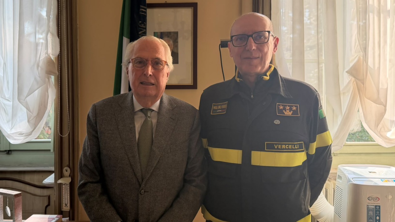Il sindaco Scheda ha ricevuto il nuovo Comandante provinciale dei Vigili del Fuoco Giuseppe Giannace